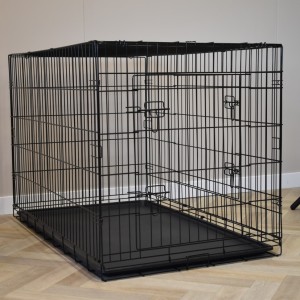 Hundekäfig Profit XXL 122cm · 2-Türen · 122x74x80cm