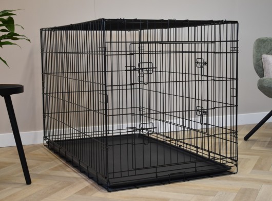 Hundekäfig Profit XXL 122cm · 2-Türen · 122x74x80cm