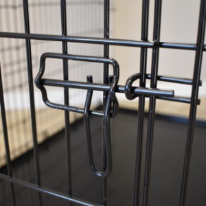 Hundekäfig 3XL | Jede Tür ist mit 3 Schiebeschlössern ausgestattet