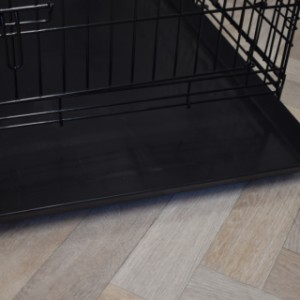 Der Käfig für Ihre Hund Strong L hat ein herausnehmbare Kunststoffwanne