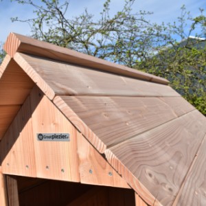Spielhaus Dream wird als auf Maß geschnitten Holzpaket geliefert