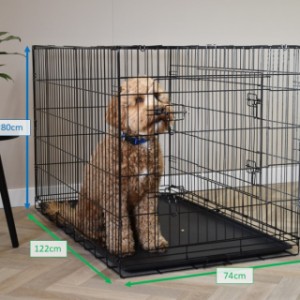 Verschiedene Abmessungen von der Hundekäfig Profit 122cm