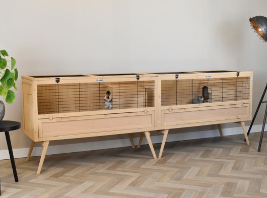 Das Innengehege Nina Doppel passt perfekt in jedes Interieur.