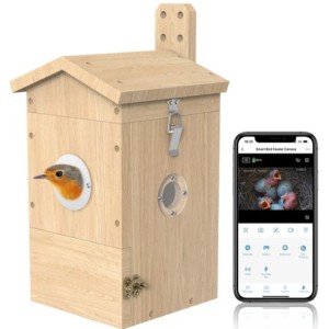 Sanilu-Vogelnistkasten mit Kamera inkl. Solarpanel