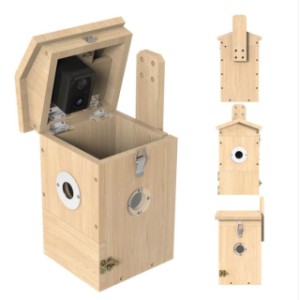 Mit dem Sanilu-Nistkasten genießen Sie wunderschöne Aufnahmen direkt aus dem Nest!