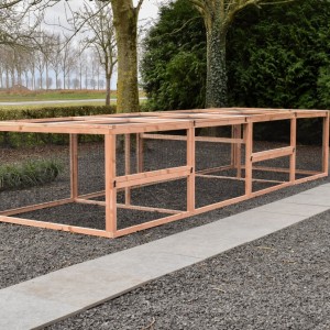 Separate Auslauf Eggy - Douglasienholz