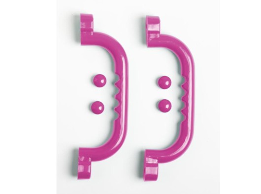 Handgriff-Set rosa - 2er-Pack