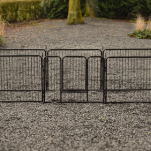 Der Kaninchenauslauf Octa ist auch zu platzieren als ein Rechteck