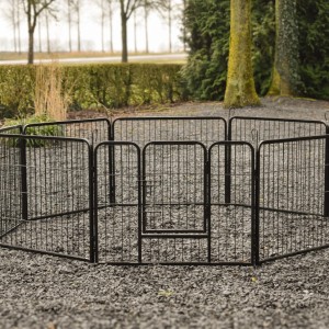 Freilaufgehege für Kleintiere Octa Schwarz - Höhe 60cm