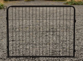 Einzeln Paneele für den Tierauslauf Octa Schwarz | Höhe 60cm