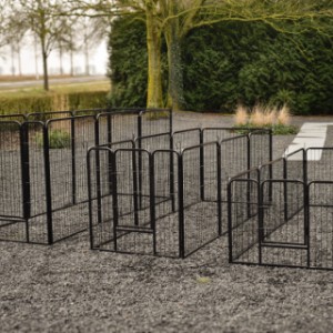 Freilaufgehege Octa ist verfügbar in 3 verschiedene Höhen | [100cm] - 80cm - 60cm