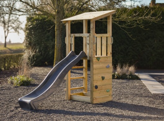 Spielturm Plan 120 mit Rutsche · 157x272x245cm