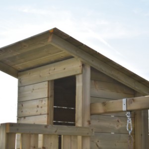 Spielgerät Cabin 120 ist herstellt aus imprägniertes Fichtenholz
