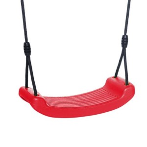 Kunststoff Schaukelsitze rot • mit BR-Seil • max. 70kg