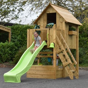 Spielhaus Dream 120 mit Rutsche & Küche 199x415x286cm