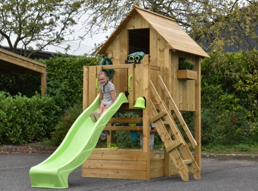 Spielhaus Dream 120 mit Rutsche & Küche 199x415x286cm