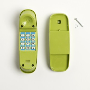 Telefon limettengrün für Spielplatz und Spielhaus