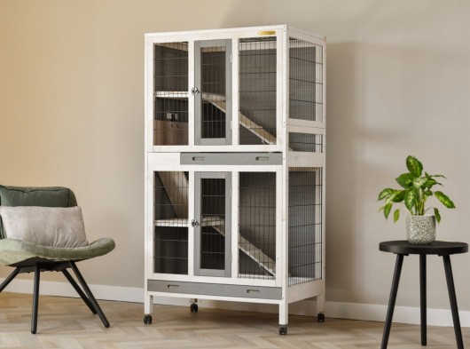 Kaninchenkäfig Beau 83x54x156cm