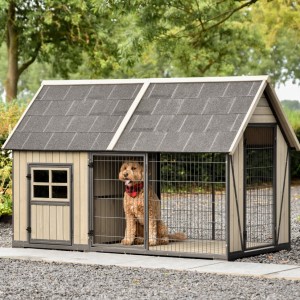 Hundehütte Danielle · Grey · 213x112x137cm