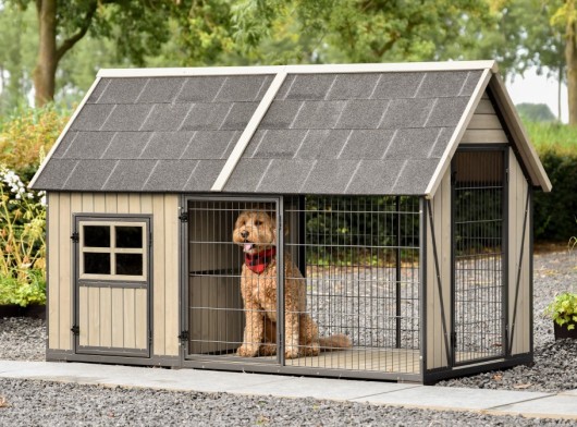 Hundehütte Danielle · Grey · 213x112x137cm