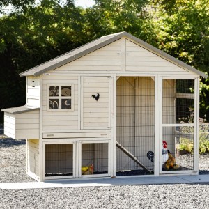 Hühnerstall Holiday Large mit Legenest 265x93x195cm
