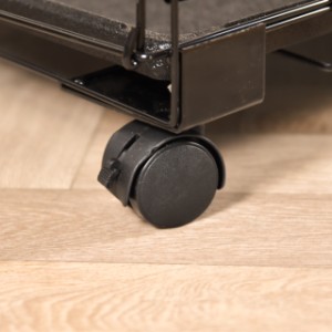 Katzenkäfig Lift ist dank der praktischen Rollen unter dem Käfig fahrbar