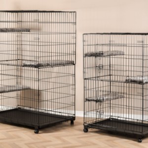 Der Katzenkäfig Level ist kleiner als der Katzenkäfig Lift