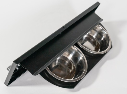 Drehbares Füttersystem Schwarz 40x11,5cm