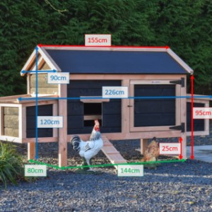 Hühnerstall von Eggy in verschiedenen Größen