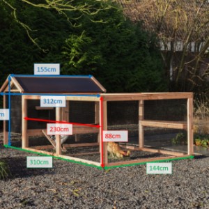 Hühnerstall von Eggy in verschiedenen Größen