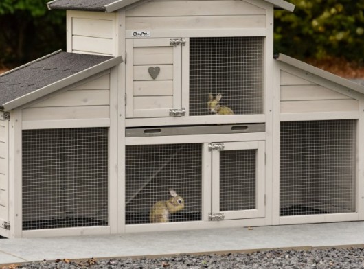 Plexiglas Isolierset für Kaninchenstall Annemieke