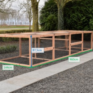 Verschiedene Größen von losem Lauffutter Eggy