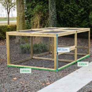 Eggy-Verlängerungen in verschiedenen Größen