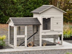 Prestige Medium mit Auslauf light-grey 200 × 90 × 150 cm