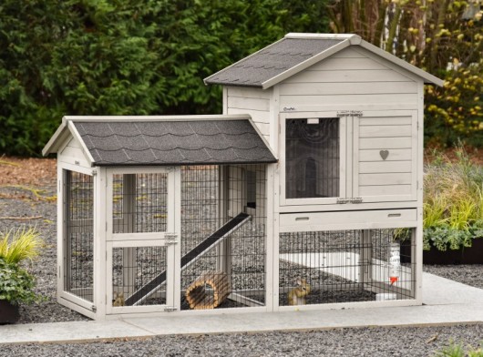 Prestige Medium mit Auslauf light-grey 200 × 90 × 150 cm