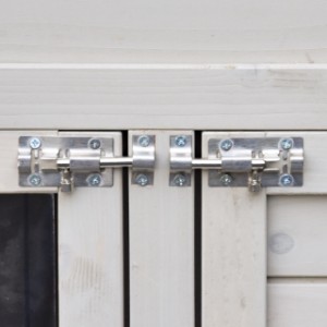 Dies sind die praktischen Schiebeschlösser des Prestige Medium.