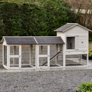 Prestige Medium Hellgrau mit 2 Ausläufen