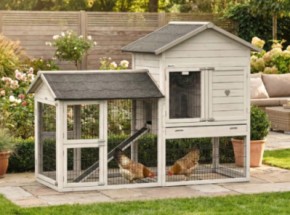 Prestige Medium mit Auslauf light-grey 200 × 90 × 150 cm