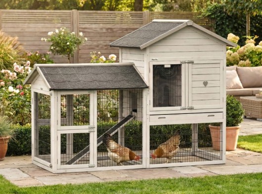 Prestige Medium mit Auslauf light-grey 200 × 90 × 150 cm