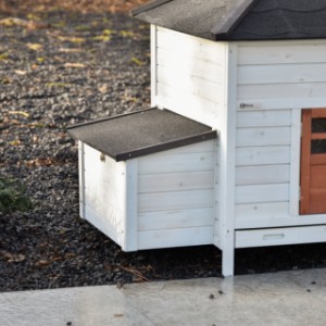 Hühnerstall Ambiance Large ist ausgestattet mit ein Legenest