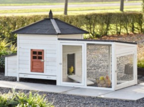 Hühnerstall Ambiance Large mit Auslauf 218x93x122cm