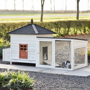 Kaninchenstall Ambiance Large terra 218×93×122 cm