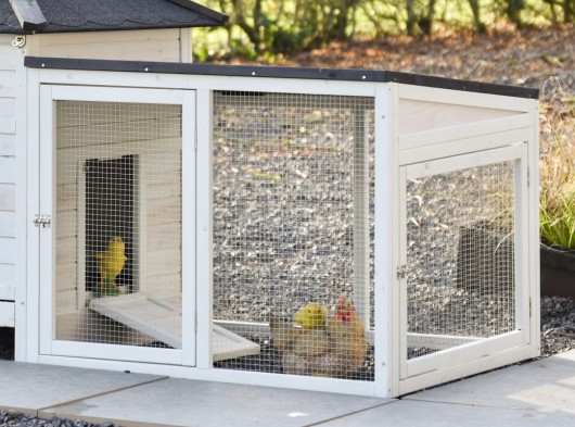 Anbau-Auslauf Ambiance Large mit Dachpappe-Dach 98×80×75 cm