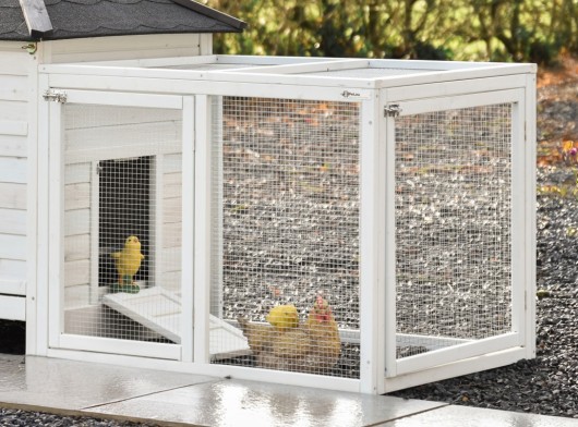 Anbau-Auslauf Ambiance Large mit Gitterdach 98×80×75 cm