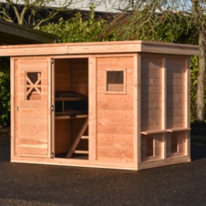 Werfen Sie einen Blick in den gemütlichen Hühnerstall