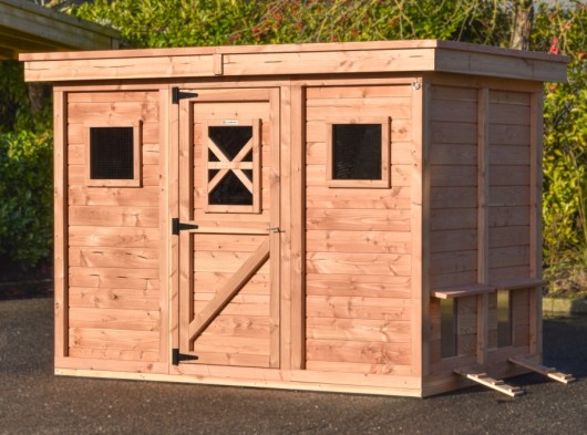 Hühnerstall Flex 3.2 Großes Nachthaus 285x195x202 cm