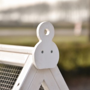 Schauen Sie sich das schöne Sierornament des Hühnergeheges Pip an