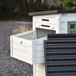 Das Dach des Legenests von Noah ist abnehmbar