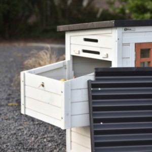 Das Dach des Legenests von Noah ist abnehmbar