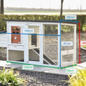 Verschiedene Abmessungen von der Stall aus Holz Noah